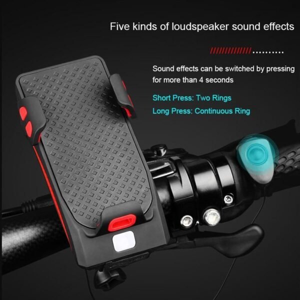 High-Performance Bicycle Light | Durable Metal & 4000 mAh Battery