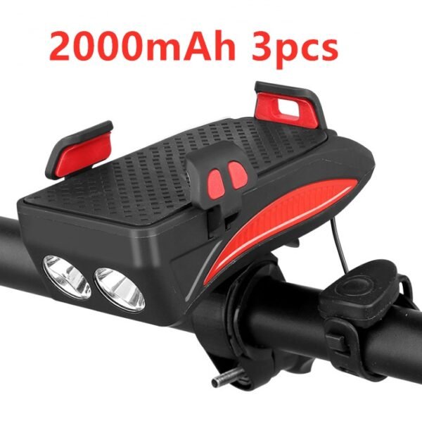 1621140986094.jpg Motorcycle & Bicycle Phone Holder with USB Charger, Bell, and Front Light