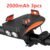 Motorcycle & Bicycle Phone Holder with USB Charger, Bell, and Front Light