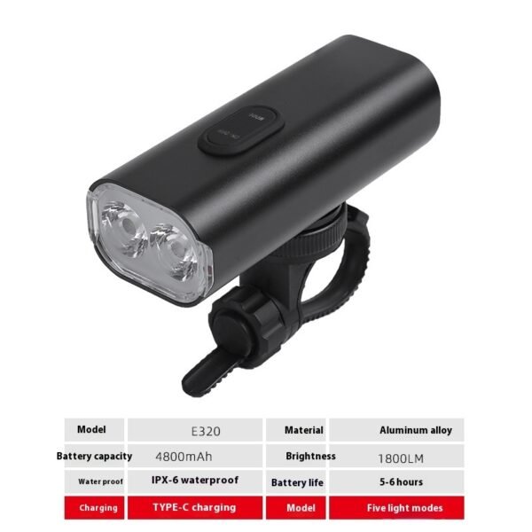 17a9ea02-1ff4-4b0c-92d3-585a3dd2148a.jpg USB Rechargeable Bicycle Headlight Suit | Bright & Durable