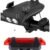 Motorcycle & Bicycle Phone Holder with USB Charger, Bell, and Front Light