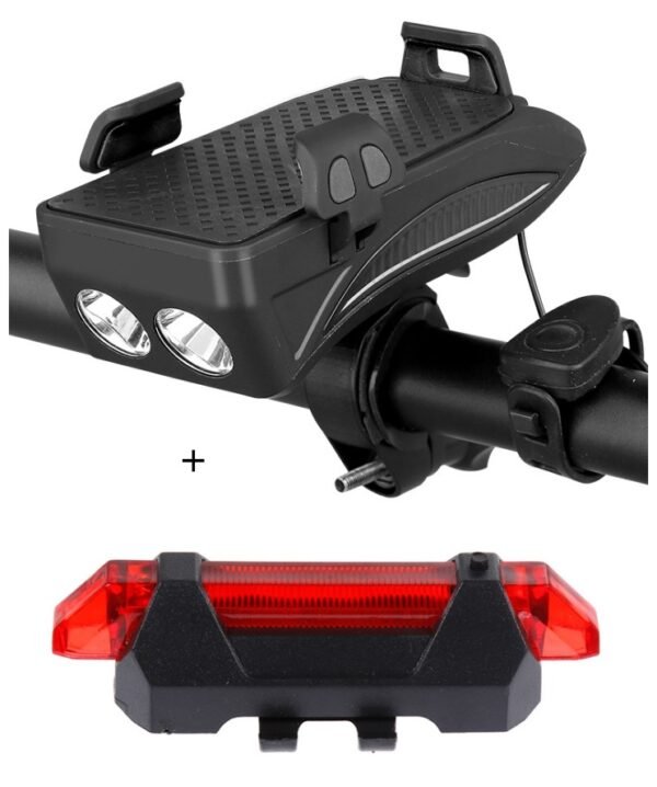 5367005383161.jpg Motorcycle & Bicycle Phone Holder with USB Charger, Bell, and Front Light