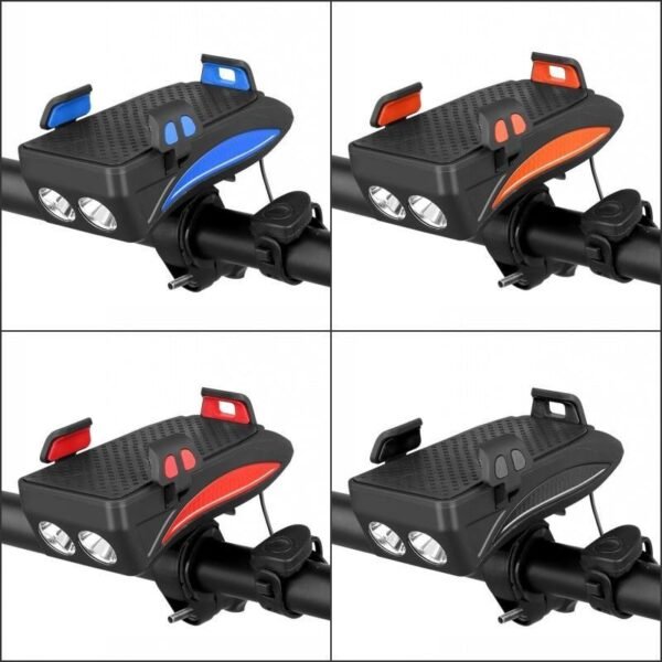 High-Performance Bicycle Light | Durable Metal & 4000 mAh Battery