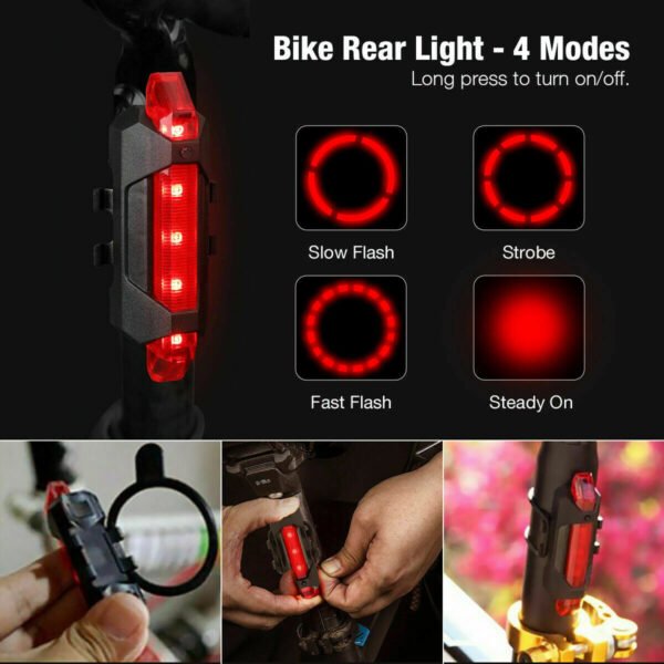 74d93d3b-5c1e-4dfb-a047-6ec3259407e6.jpg USB Rechargeable LED Bicycle Light | Ultra-Bright & Rainproof