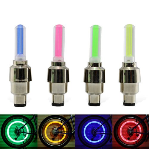 Neon LED Tire Valve Caps