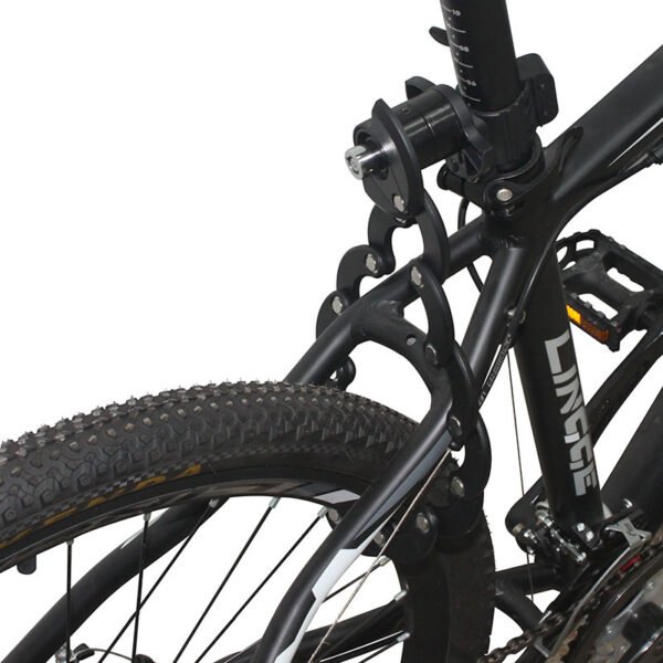 High-Security Folding Bicycle Lock Chain | Anti-Theft Metal Lock