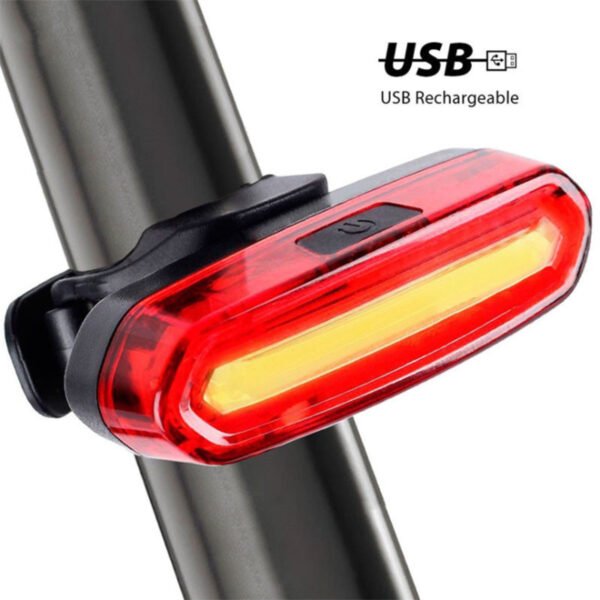 Two-Color Bicycle Tail Light - Bright, Durable, and Compact