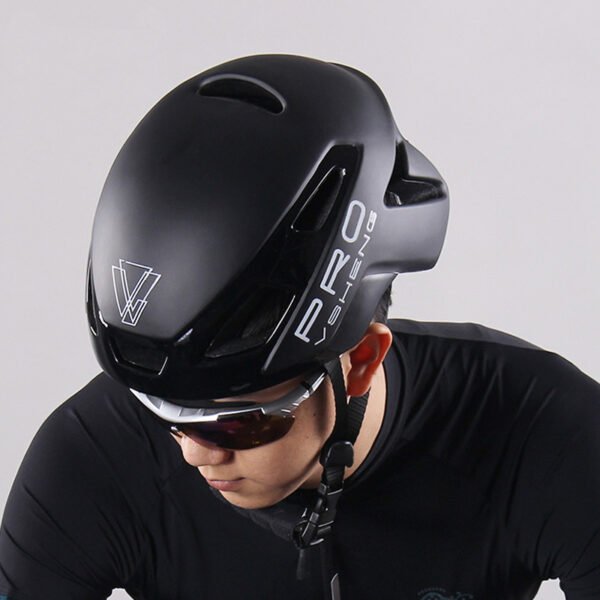 Lightweight Road Bicycle Safety Helmet with Adjustable Buckle