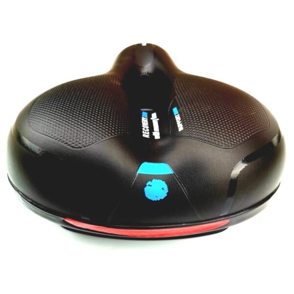 Comfortable Mountain Bike Seat Cushion with Taillight - 3 Light Modes