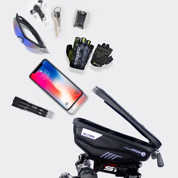 Waterproof Bicycle Frame Bag | 1L Storage for Essentials