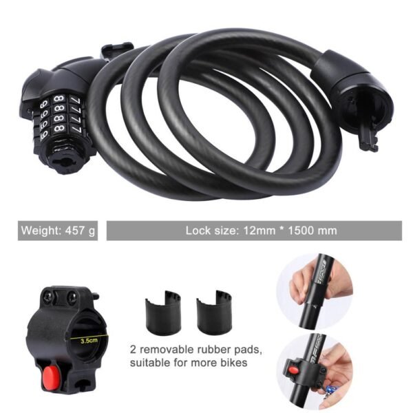 Secure Your Ride: LED Lamp Bicycle Safety Code Lock