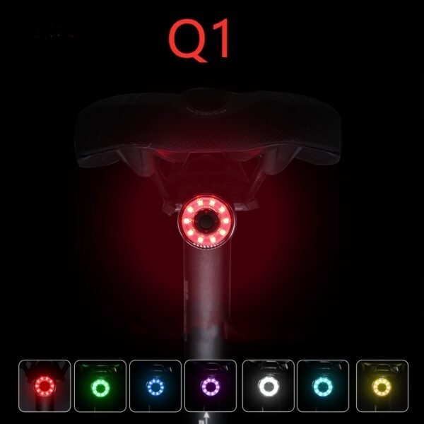 A8 Road Bike Alarm Lock | Anti-theft Alarm & LED Safety Light