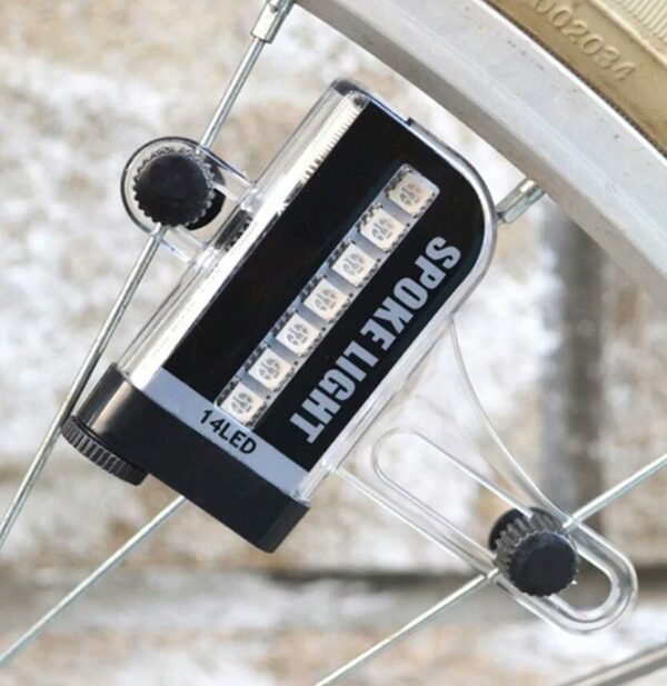 14 LED Motorcycle Bike Light | RGB Color, Vibration Control