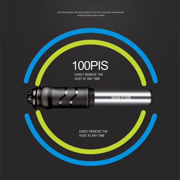 WILD MAN High Pressure Portable Bicycle Pump | Road & MTB