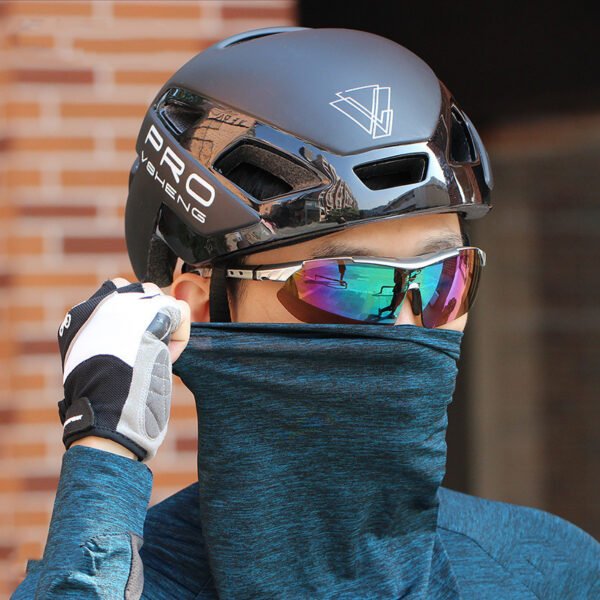 Lightweight Road Bicycle Safety Helmet with Adjustable Buckle