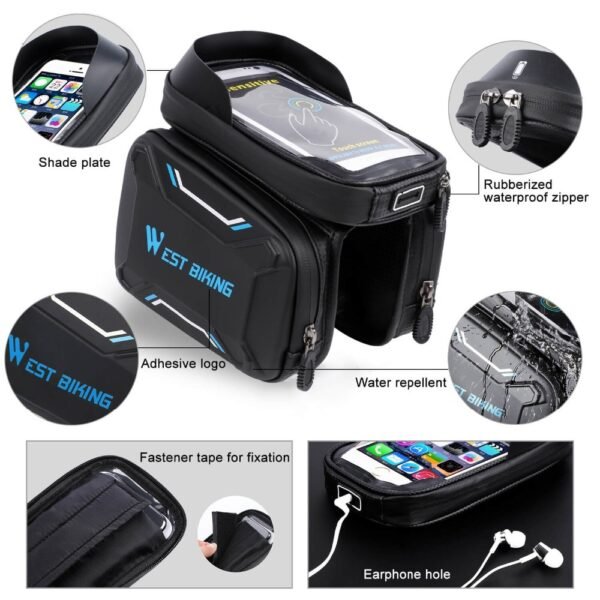 232417538981.jpg Waterproof Cycling Bag | Large Capacity, Hard Shell, Touch Screen