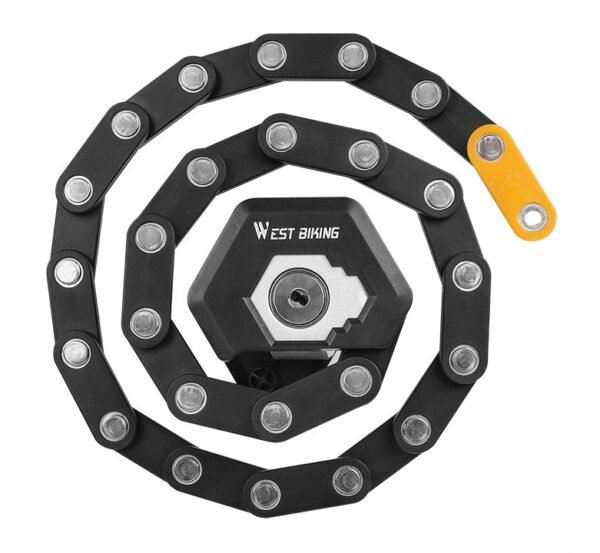 Electric Bicycle Chain Folding Lock | Secure & Durable