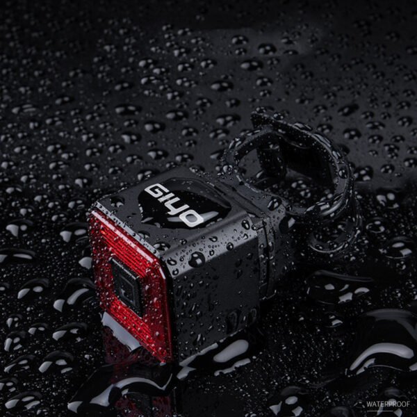 GIYO Smart Brake Bicycle Taillight | USB Charging, Waterproof IPX4
