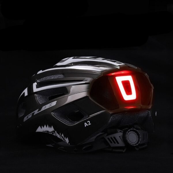 Mountain Bike Helmet with USB Tail Light | Safety & Style