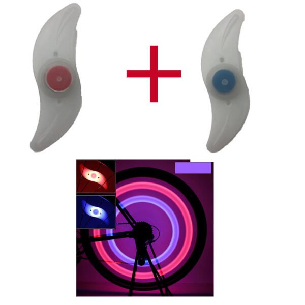 Willow Leaf Spoke Lamp - LED Bicycle Wire Light