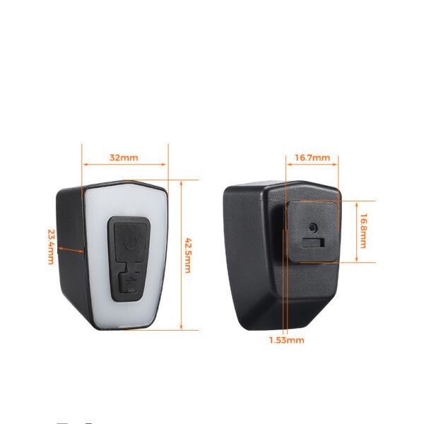 USB Rechargeable Bicycle Helmet Warning Taillight - Safety Light