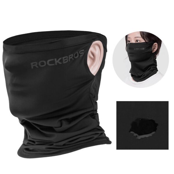 Men’s Half Mask Ice Cloth – Breathable & Adjustable for Cycling