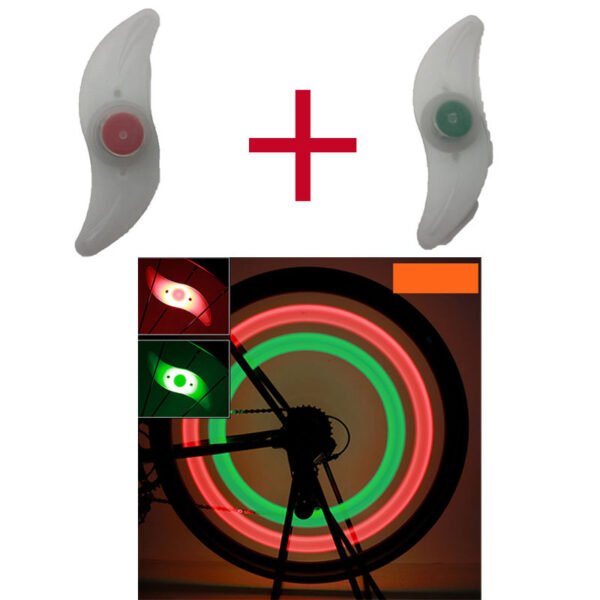 Willow Leaf Spoke Lamp - LED Bicycle Wire Light