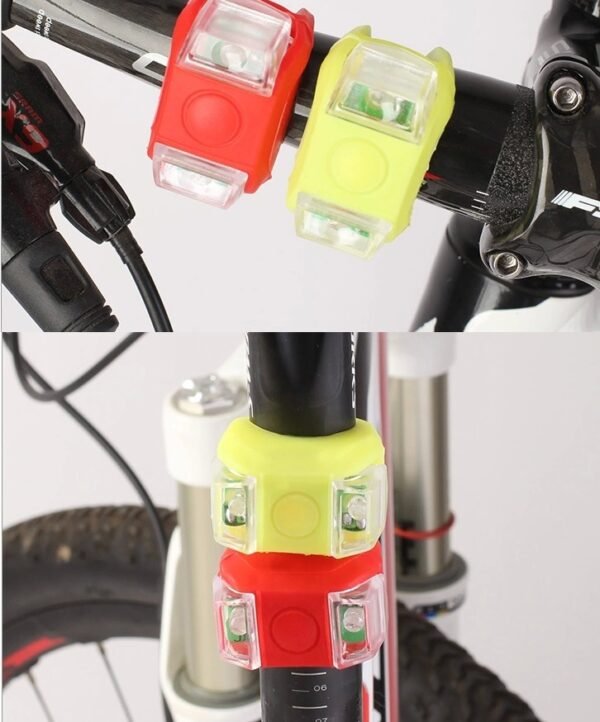 Mountain Bike Warning LED Taillights & Headlights | Multifunctional Bike Lights
