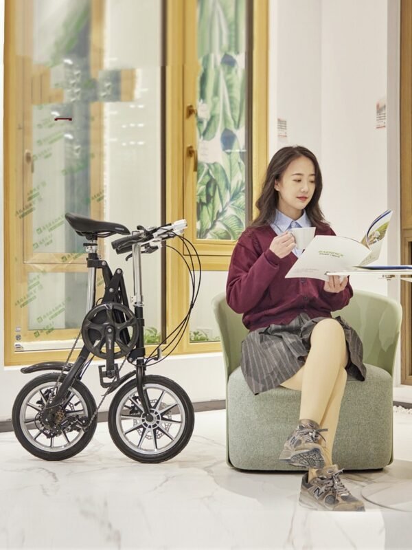 14-Inch Portable Folding Bicycle | Compact & Durable