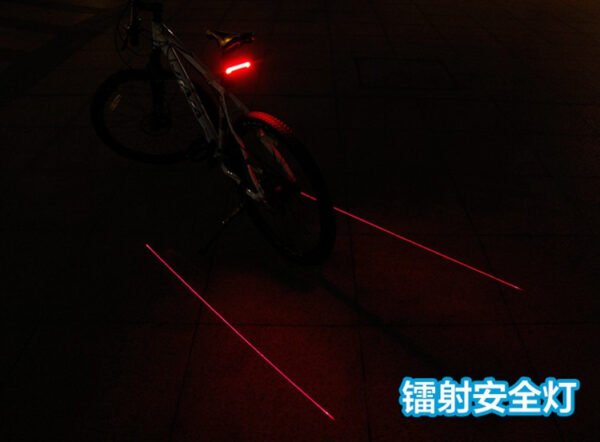 Bicycle Tail Light with Laser Safety | USB Rechargeable Brake Light