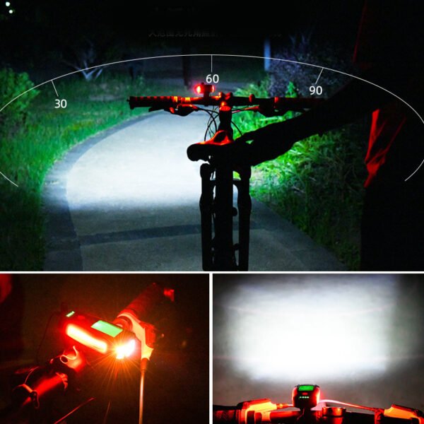 6899687473374.jpg Bicycle Headlight Wireless Code Meter | 350m Brightness