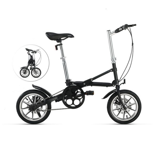 14-Inch Portable Folding Bicycle | Compact & Durable