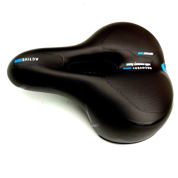 Comfortable Mountain Bike Seat Cushion with Taillight - 3 Light Modes