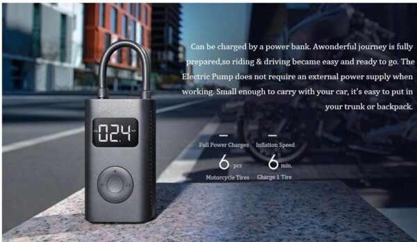 Emergency Digital Air Compressor | Portable, Fast, & Reliable