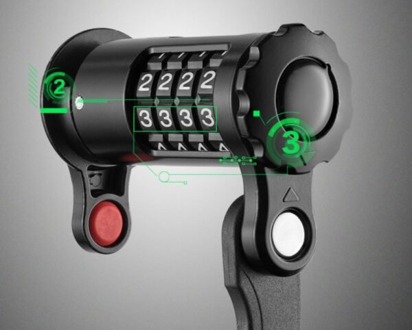 High-Security Folding Bicycle Lock Chain | Anti-Theft Metal Lock