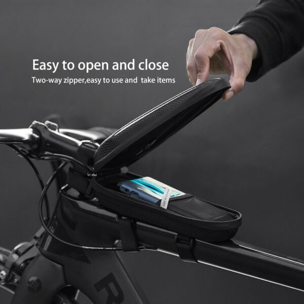 Bicycle Front Tube Bag Hard Shell | Waterproof & Durable Case