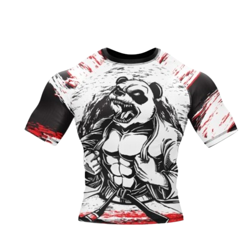 XM Shredded Panda Longsleeve & Shortsleeve XMARTIAL Gear XM Shredded Panda Martial Arts Shirt