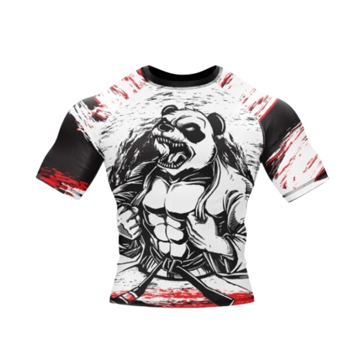 XM Shredded Panda Martial Arts Shirt