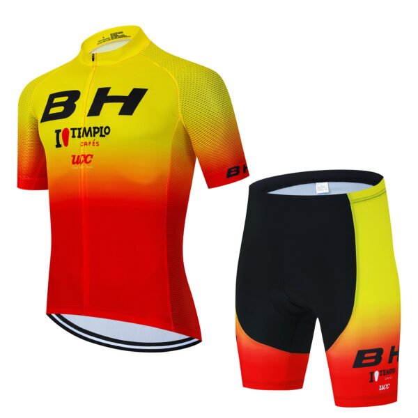 a68bb53e-c676-4f82-b695-90c7c80b6dcc.jpg BH Men's Short Sleeve Cycling Sweatshirt | Quick-Dry & Breathable