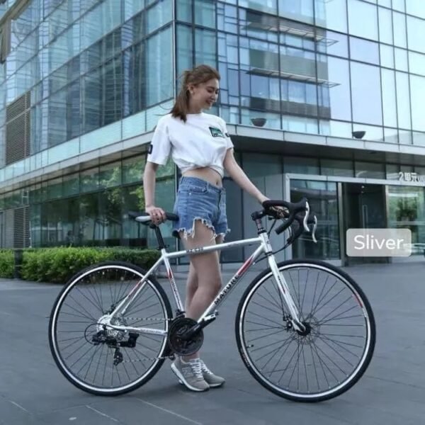 bd22175e-9df1-477e-901c-8df56a178b9d.jpg Aluminum Alloy Road Bike Handlebar - Lightweight Flat Handlebar 48cm