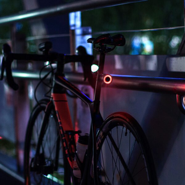 Intelligent Induction Bicycle Tail Light with Auto Brake Alert