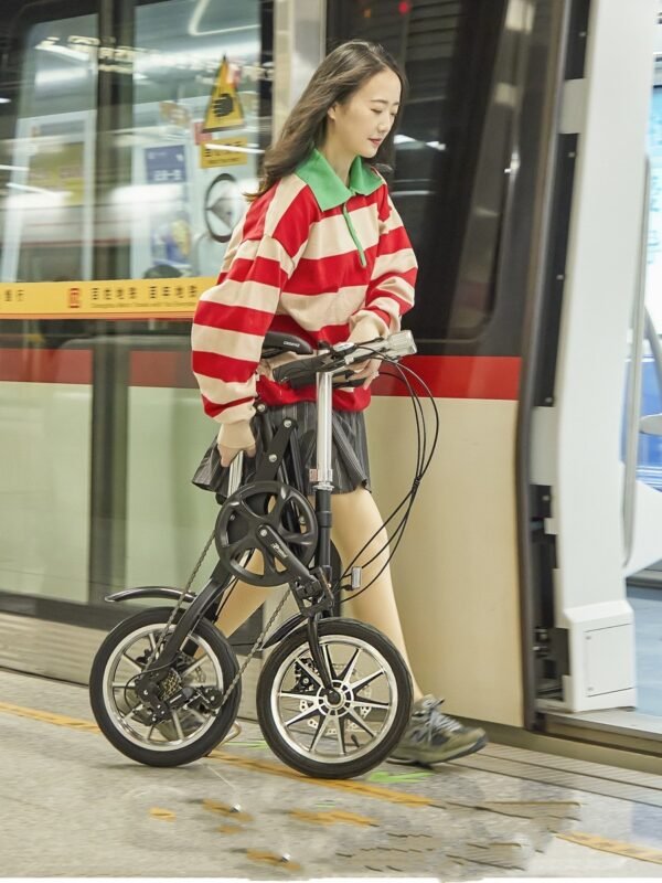 14-Inch Portable Folding Bicycle | Compact & Durable