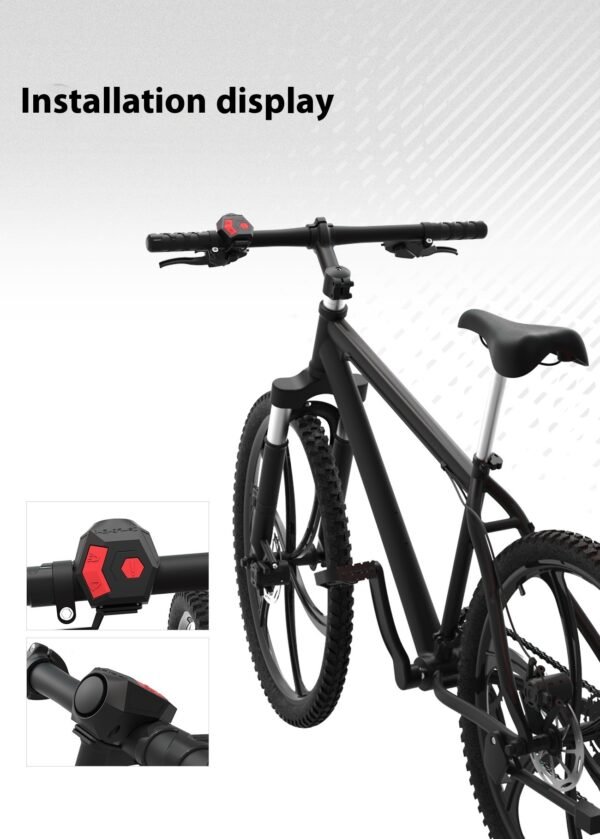 5cc99e2d-a3b5-421f-bd04-781e7daca9a6.jpg Bicycle Electronic Bell Horn | 120DB Anti-theft Alarm USB Charge