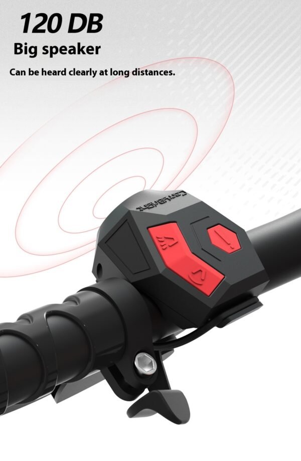 a03664a3-2bed-42e7-b755-92ef53339de8.jpg Bicycle Electronic Bell Horn | 120DB Anti-theft Alarm USB Charge