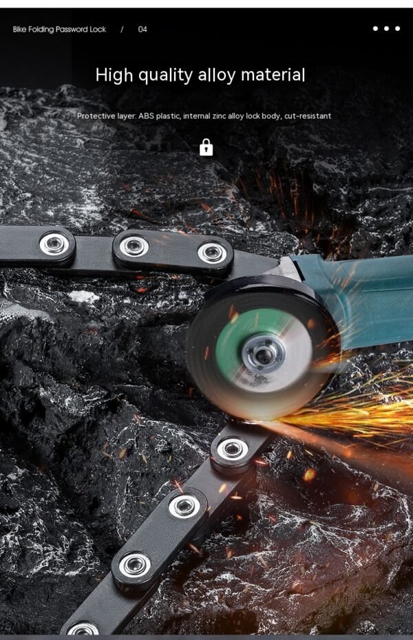 Bicycle Password Lock | Fliplock Portable Bike Security Lock