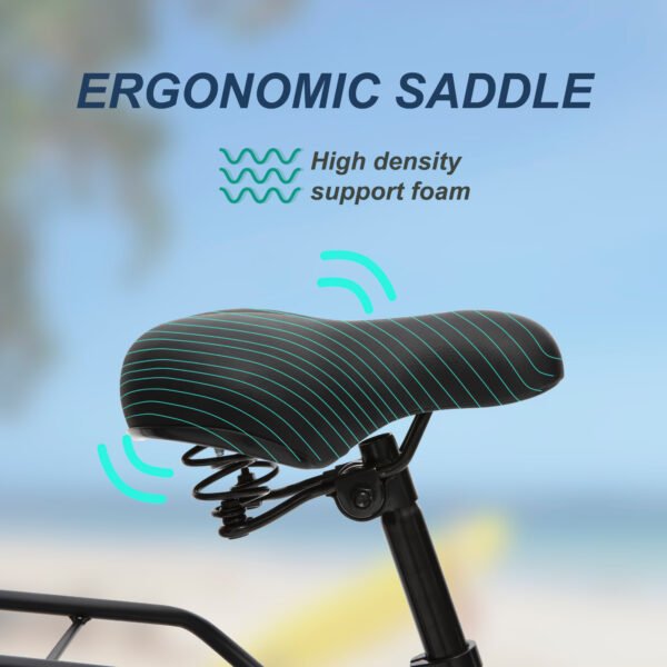 Multifunction 26 Inch 7-Speed Bike, Steel Frame & Rear Rack